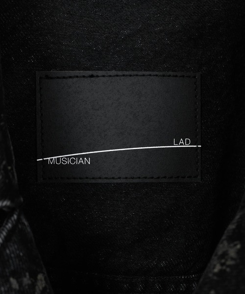 LAD MUSICIAN（ラッドミュージシャン）の「14oz DENIM SMALL FLOWER BLOUSON（デニムジャケット・メンズ・ブラック・44/46/42）」の8枚目の写真