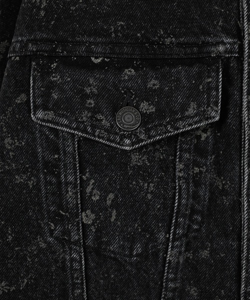 LAD MUSICIAN（ラッドミュージシャン）の「14oz DENIM SMALL FLOWER BLOUSON（デニムジャケット・メンズ・ブラック・44/46/42）」の9枚目の写真