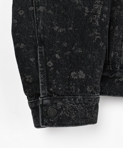 LAD MUSICIAN（ラッドミュージシャン）の「14oz DENIM SMALL FLOWER BLOUSON（デニムジャケット・メンズ・ブラック・44/46/42）」の10枚目の写真