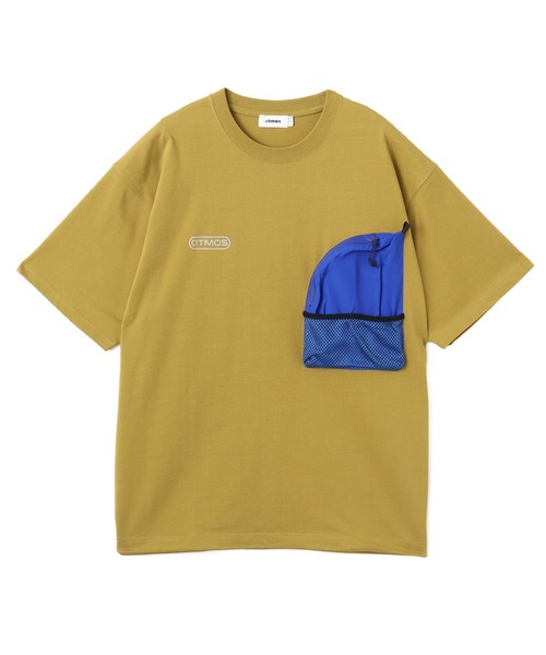 atmos（アトモス）の「atmos Utility T-shirt / アトモス ユーティリティ Tシャツ（Tシャツ/カットソー・メンズ・ブラック/ベージュ・M/L/XL）」の9枚目の写真