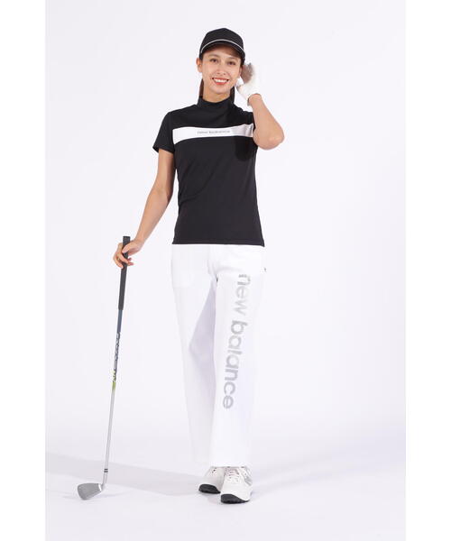 セール】【new balance golf】ストレッチ 保形性 半袖 モック