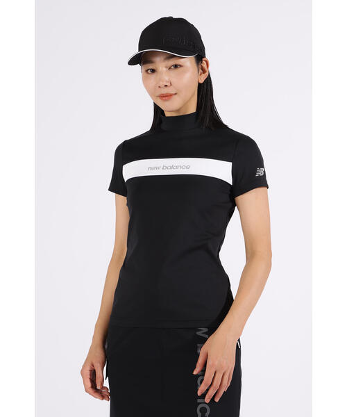 セール】【new balance golf】ストレッチ 保形性 半袖 モック