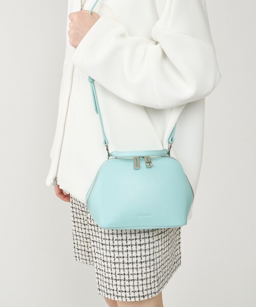 GRACE CONTINENTAL(グレースコンチネンタル)の「ADD CULUMN BOSTON BAG(ショルダーバッグ・レディース・ブラック/ブルー・FREE)」の6枚目の写真