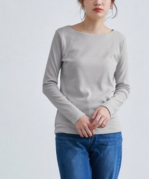 選べるネックテレコリブカットソー