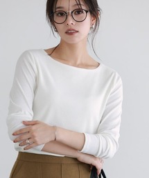 Pierrot（ピエロ）の「ネックが選べるテレコリブカットソー（Tシャツ/カットソー）」