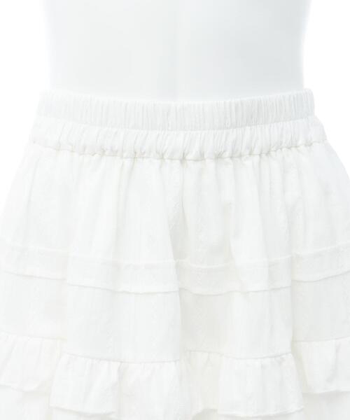 INGNI（イング）の「コットンレースティアードミニスカパン（スカート・レディース・ブラック/オフホワイト・FREE）」の22枚目の写真