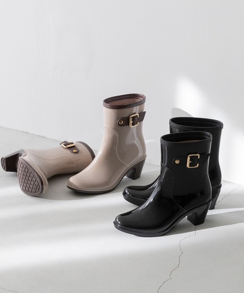 セール】ベルト ヒールレインブーツ（レインシューズ）｜welleg