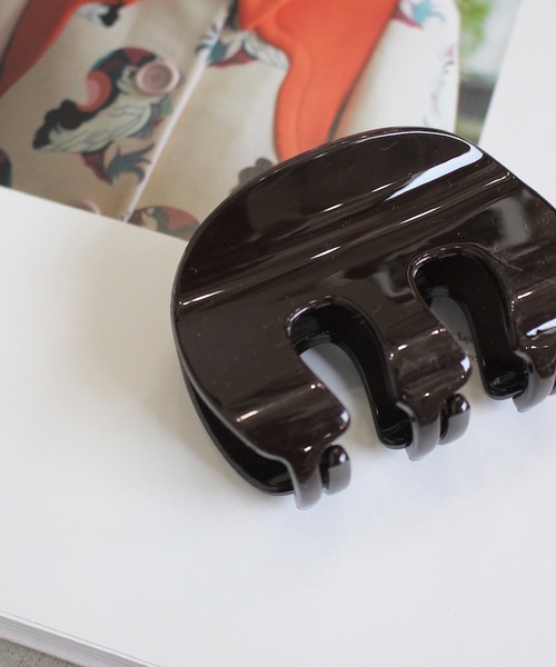 SANSeLF（サンセルフ）の「【SANSeLF】ニュアンスシャーククリップ sana25s017（バレッタ/ヘアクリップ・レディース・レッド/グリーン/ブラウン/ブラック/ブルー・FREE）」の10枚目の写真