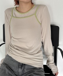 PILIT | レイヤードキャミset ロンtee(Tシャツ/カットソー)