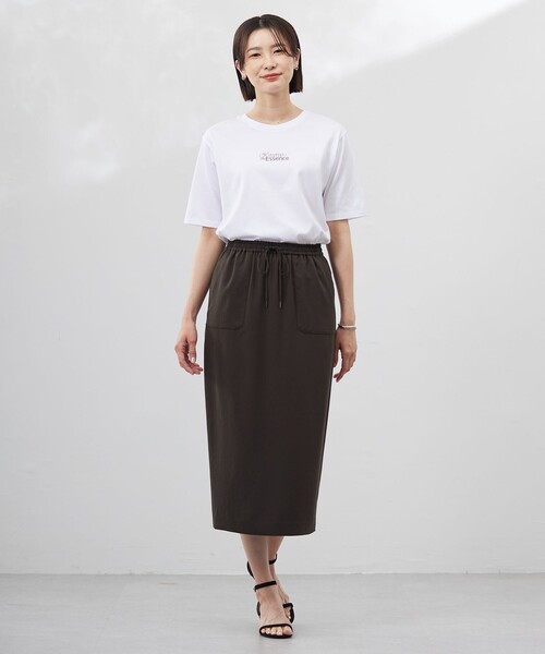 J.PRESS(ジェイプレス)の「【洗える】ロゴ Tシャツ(Tシャツ/カットソー・レディース・ブラック系1/ホワイト系/ふじ色系/イエロー系・T13/T15)」の7枚目の写真