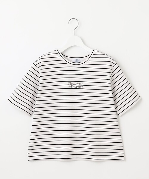 J.PRESS(ジェイプレス)の「【洗える】ロゴ Tシャツ(Tシャツ/カットソー・レディース・ブラック系1/ホワイト系/ふじ色系/イエロー系・T13/T15)」の17枚目の写真