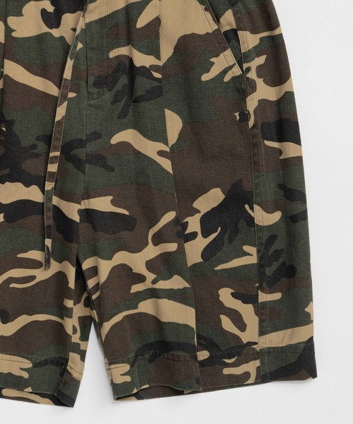 MAISON SPECIAL（メゾンスペシャル）の「2way Double Waist CAMO Curve Shorts/2WAYダブルウエストCAMOカーブハーフパンツ【MAISON SPECIAL/メゾンスペシャル】（チノパンツ・レディース・マルチ・36/38）」の13枚目の写真