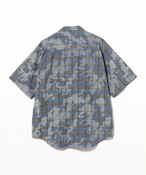 BEAMS(ビームス)の「フェード ワーク チェックシャツ(シャツ/ブラウス・メンズ・ネイビー/ブルー・L/M/S/XL)」の6枚目の写真