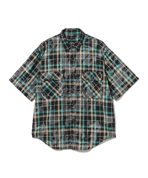 BEAMS(ビームス)の「フェード ワーク チェックシャツ(シャツ/ブラウス・メンズ・ネイビー/ブルー・L/M/S/XL)」の8枚目の写真