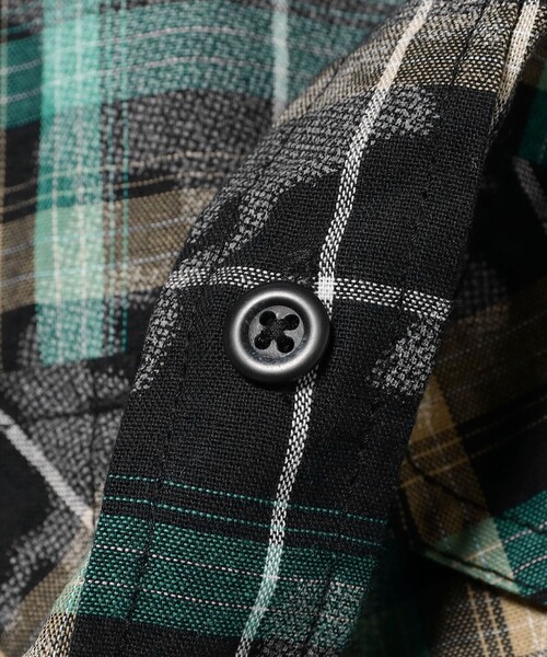 BEAMS(ビームス)の「フェード ワーク チェックシャツ(シャツ/ブラウス・メンズ・ネイビー/ブルー・L/M/S/XL)」の10枚目の写真