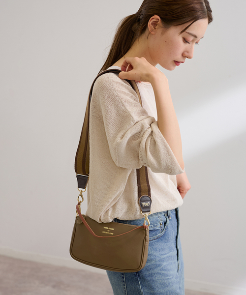 ☆美品【YOUNG&OLSEN】FRAMeWORK 別注2WAYポーチのみ セール】YOUNG＆OLSEN 別注ストラップ付き2WAY ポーチ