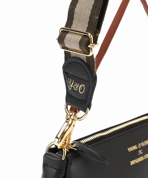 FRAMeWORK（フレームワーク）の「YOUNG＆OLSEN 別注ストラップ付き2WAY ポーチ（ショルダーバッグ・レディース・ブラック/ブラウン・FREE）」の9枚目の写真