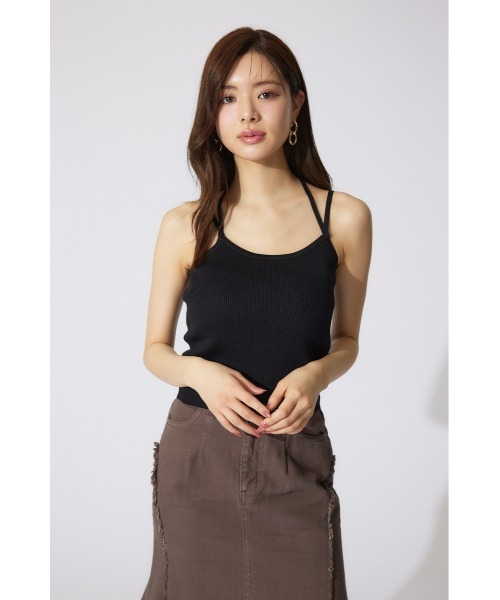 rienda（リエンダ）の「リボンデティールキャミソールセットカーディガン（カーディガン/ボレロ・レディース・ブラック/グレー/イエロー・FREE）」の11枚目の写真