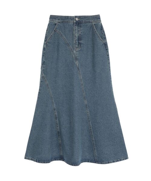 エスカルゴ デニムスカート - Escargot Denim Skirt セール】エスカルゴマーメイドデニムスカート（スカート