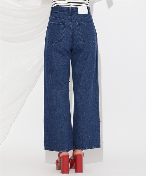 WILLSELECTION(ウィルセレクション)の「リボンモチーフデニムパンツ(その他パンツ・レディース・ブルー/ネイビー・SMALL/MEDIUM)」の9枚目の写真