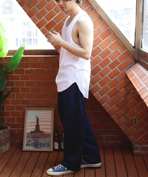 ８(eight)（エイト）の「ワッフルノースリーブタンクトップ（タンクトップ・メンズ・ホワイト系その他2/ブラック系その他3/ブラック系その他/ブラック系その他2/ホワイト系その他3/ホワイト系その他・MEDIUM/LARGE）」の10枚目の写真