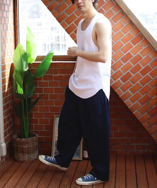 ８(eight)（エイト）の「ワッフルノースリーブタンクトップ（タンクトップ・メンズ・ホワイト系その他2/ブラック系その他3/ブラック系その他/ブラック系その他2/ホワイト系その他3/ホワイト系その他・MEDIUM/LARGE）」の11枚目の写真