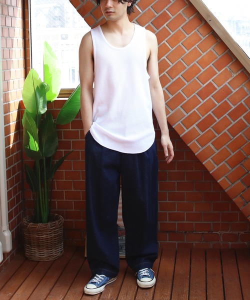 ８(eight)（エイト）の「ワッフルノースリーブタンクトップ（タンクトップ・メンズ・ホワイト系その他2/ブラック系その他3/ブラック系その他/ブラック系その他2/ホワイト系その他3/ホワイト系その他・MEDIUM/LARGE）」の15枚目の写真