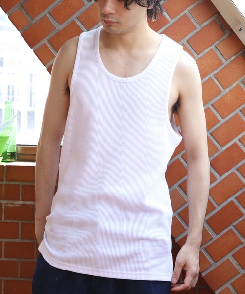 ８(eight)（エイト）の「ワッフルノースリーブタンクトップ（タンクトップ・メンズ・ホワイト系その他2/ブラック系その他3/ブラック系その他/ブラック系その他2/ホワイト系その他3/ホワイト系その他・MEDIUM/LARGE）」の19枚目の写真