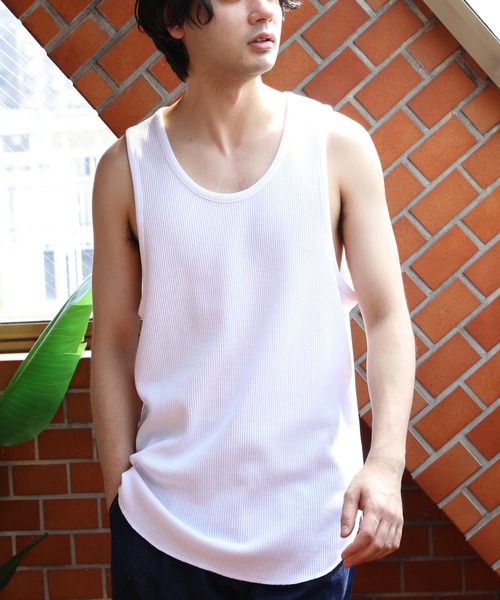 ８(eight)（エイト）の「ワッフルノースリーブタンクトップ（タンクトップ・メンズ・ホワイト系その他2/ブラック系その他3/ブラック系その他/ブラック系その他2/ホワイト系その他3/ホワイト系その他・MEDIUM/LARGE）」の18枚目の写真