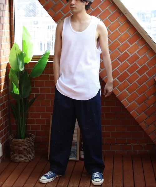 ８(eight)（エイト）の「ワッフルノースリーブタンクトップ（タンクトップ・メンズ・ホワイト系その他2/ブラック系その他3/ブラック系その他/ブラック系その他2/ホワイト系その他3/ホワイト系その他・MEDIUM/LARGE）」の13枚目の写真