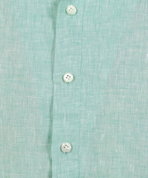 Maria Santangelo（マリアサンタンジェロ）の「Maria Santangelo リネン ワンピースカラー プルオーバーシャツ（シャツ/ブラウス・メンズ・ホワイト/ブラック/イエロー/ブルー/グリーン・M/S/L）」の13枚目の写真