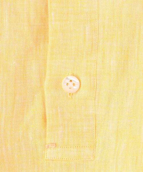 Maria Santangelo（マリアサンタンジェロ）の「Maria Santangelo リネン ワンピースカラー プルオーバーシャツ（シャツ/ブラウス・メンズ・ホワイト/ブラック/イエロー/ブルー/グリーン・M/S/L）」の17枚目の写真