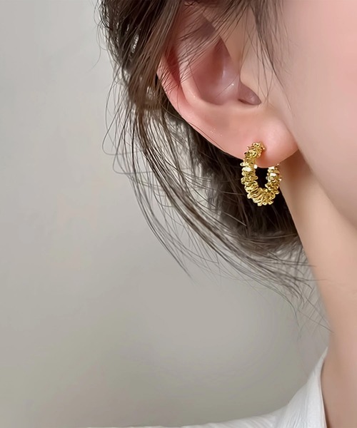 blackdia ocean(ブラックダイヤオーシャン)の「blackdia ocean コンセクティブフープピアス/イヤリング(ピアス(両耳用)・レディース・シルバー/ゴールド系その他/ゴールド/シルバー系その他・FREE)」の4枚目の写真