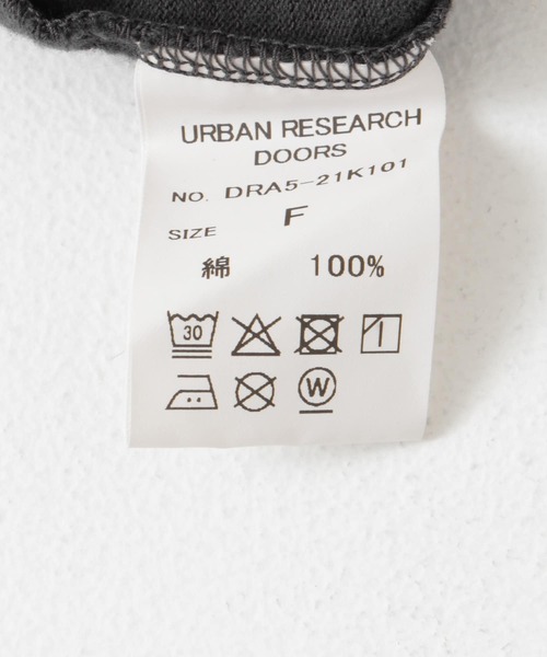 URBAN RESEARCH DOORS（アーバンリサーチドアーズ）の「melelana 半袖T-shirts（Tシャツ/カットソー・レディース・ホワイト/チャコールグレー・ONE）」の10枚目の写真