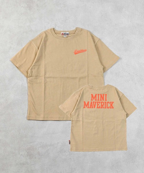 LSP WOW（エルエスピーワオ）の「【LSP WOW!】カラバリ半袖Tee（Tシャツ/カットソー・キッズ・ライトグレー/ホワイト系その他/グリーン/レッド/ベージュ/パープル/ネイビー/ラベンダー/イエロー/チャコール/オレンジ/オフホワイト/ブルー/ブラック系その他/ライトブルー/ブラック/ライトピンク/カーキ・80/90/100/110/120/130/140/150）」の8枚目の写真