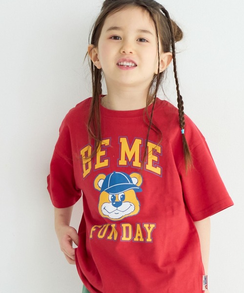 LSP WOW（エルエスピーワオ）の「【LSP WOW!】カラバリ半袖Tee（Tシャツ/カットソー・キッズ・ライトグレー/ホワイト系その他/グリーン/レッド/ベージュ/パープル/ネイビー/ラベンダー/イエロー/チャコール/オレンジ/オフホワイト/ブルー/ブラック系その他/ライトブルー/ブラック/ライトピンク/カーキ・80/90/100/110/120/130/140/150）」の18枚目の写真