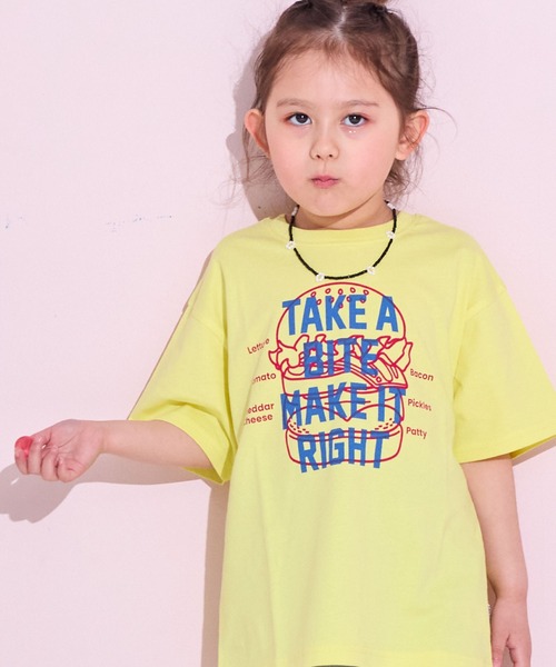 LSP WOW（エルエスピーワオ）の「【LSP WOW!】カラバリ半袖Tee（Tシャツ/カットソー・キッズ・ライトグレー/ホワイト系その他/グリーン/レッド/ベージュ/パープル/ネイビー/ラベンダー/イエロー/チャコール/オレンジ/オフホワイト/ブルー/ブラック系その他/ライトブルー/ブラック/ライトピンク/カーキ・80/90/100/110/120/130/140/150）」の16枚目の写真