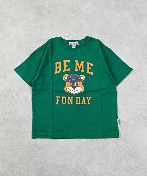 LSP WOW（エルエスピーワオ）の「【LSP WOW!】カラバリ半袖Tee（Tシャツ/カットソー・キッズ・ライトグレー/ホワイト系その他/グリーン/レッド/ベージュ/パープル/ネイビー/ラベンダー/イエロー/チャコール/オレンジ/オフホワイト/ブルー/ブラック系その他/ライトブルー/ブラック/ライトピンク/カーキ・80/90/100/110/120/130/140/150）」の10枚目の写真