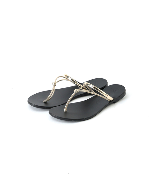 NICOLAS LAINAS(ニコラスライナス)の「【NICOLAS LAINAS/ニコラスライナス】GOLD ROPE SANDAL(サンダル・レディース・ブラック・36/37/38)」の5枚目の写真