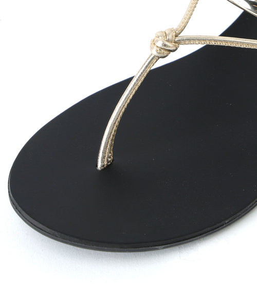 NICOLAS LAINAS(ニコラスライナス)の「【NICOLAS LAINAS/ニコラスライナス】GOLD ROPE SANDAL(サンダル・レディース・ブラック・36/37/38)」の13枚目の写真