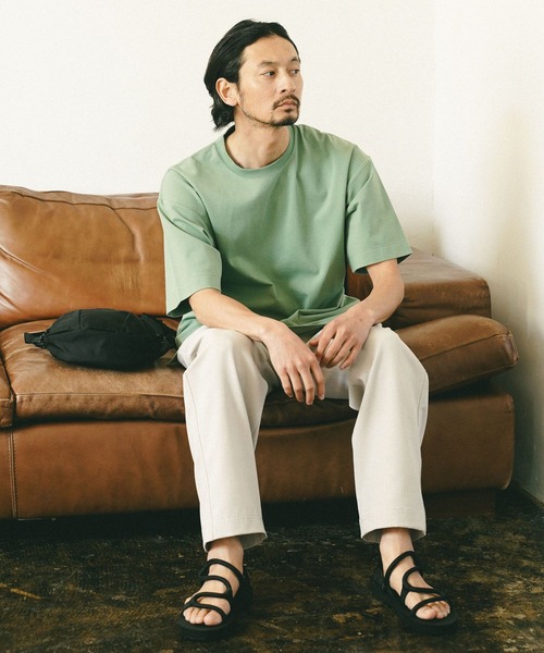 BAYFLOW（ベイフロー）の「[さらっとした穿き心地]リネンワイドパンツ（その他パンツ・メンズ・ブラック/ベージュ・MEDIUM/LARGE）」の3枚目の写真