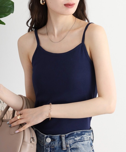 6（ロク）の「＜6(ROKU)＞ニットキャミソール（キャミソール）」 - WEAR