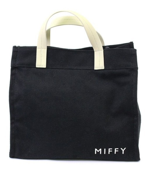 Miffy( ミッフィー)の「ミッフィー 2 Way トートバッグ ブラック SIFF(トートバッグ・レディース・マルチ・FREE)」の4枚目の写真