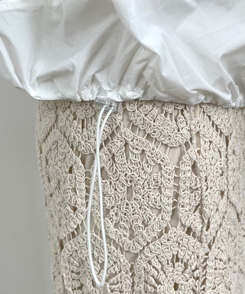 CRB（シーアールビー）の「スタンド切替シアーブルゾン（ブルゾン・レディース・オフホワイト/ラベンダー/ライトグリーン/ピンク・F）」の7枚目の写真