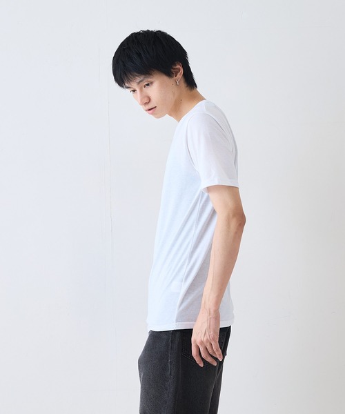 FRUIT OF THE LOOM(フルーツオブザルーム)の「【FRUIT OF THE LOOM/フルーツオブザルーム】3枚セット 天竺クルーネック Tシャツ(Tシャツ/カットソー・メンズ・ブラック/ホワイト・X-LARGE/LARGE/MEDIUM)」の20枚目の写真