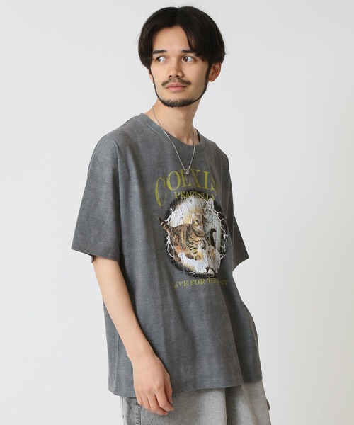 ARCADE(アーケード)の「ヴィンテージ ピグメント加工 クラシックアメカジTシャツ(Tシャツ/カットソー・メンズ・グレー系2/グレー系3/グレー系4/グレー系5/グレー系1/グレー系6・M/L/LL)」の9枚目の写真