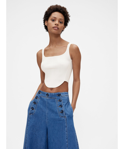 セール】GapStudio ニット コルセットトップス（タンクトップ