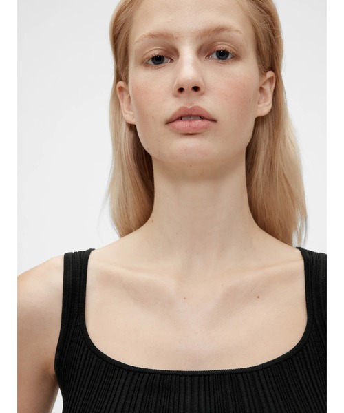 タンクトップ ノースリーブ GapStudio ニット コルセットトップス レディース GapStudio ニット コルセットトップス（タンクトップ