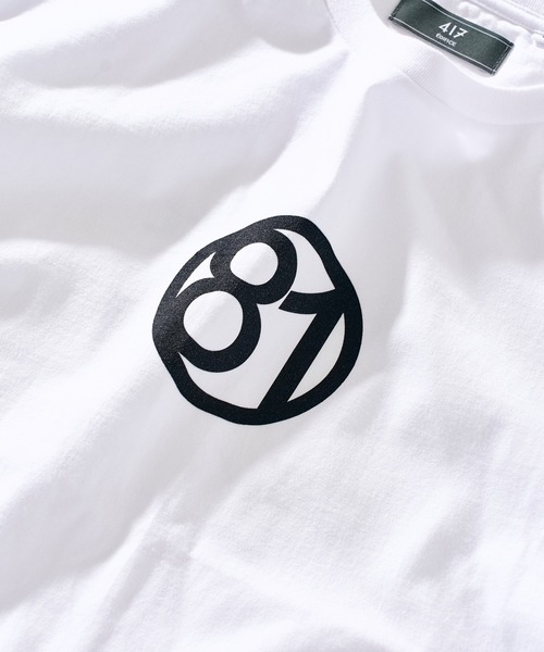 417 EDIFICE（フォーワンセブンエディフィス）の「【ZOZO限定】81 Tシャツ（Tシャツ/カットソー・メンズ・ブラック/ホワイト・S/M/L/XL）」の5枚目の写真