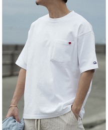 ハートアイコンポケットビッグTシャツ